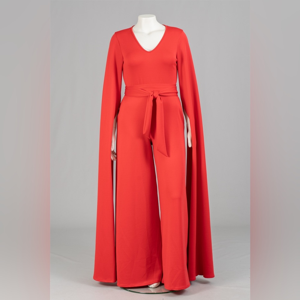 Karen T Designs Belted Jumpsuit